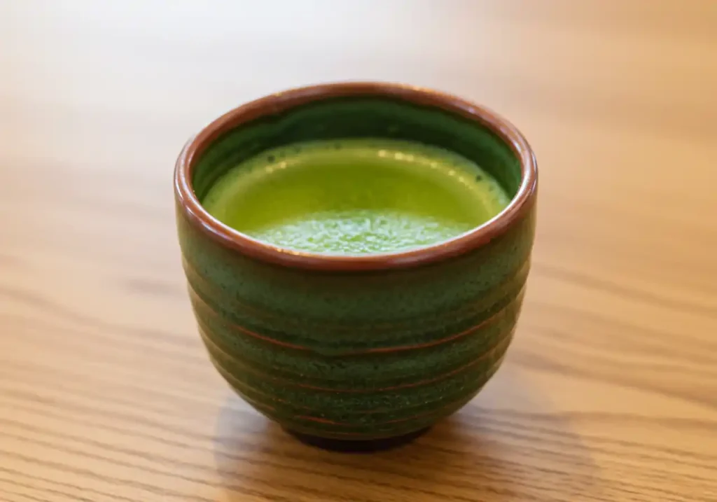 Japanese Mounjaro recipe detox drink in traditional ceramic cup