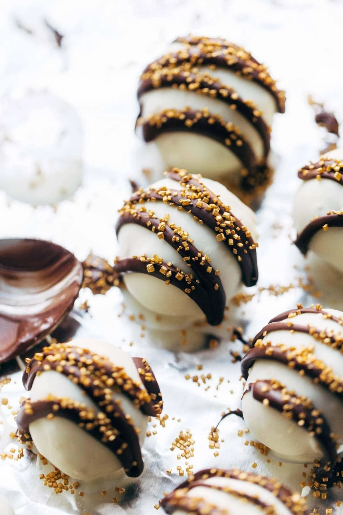 Minty Chocolate Holiday Cake Bites ready for festive celebrations.