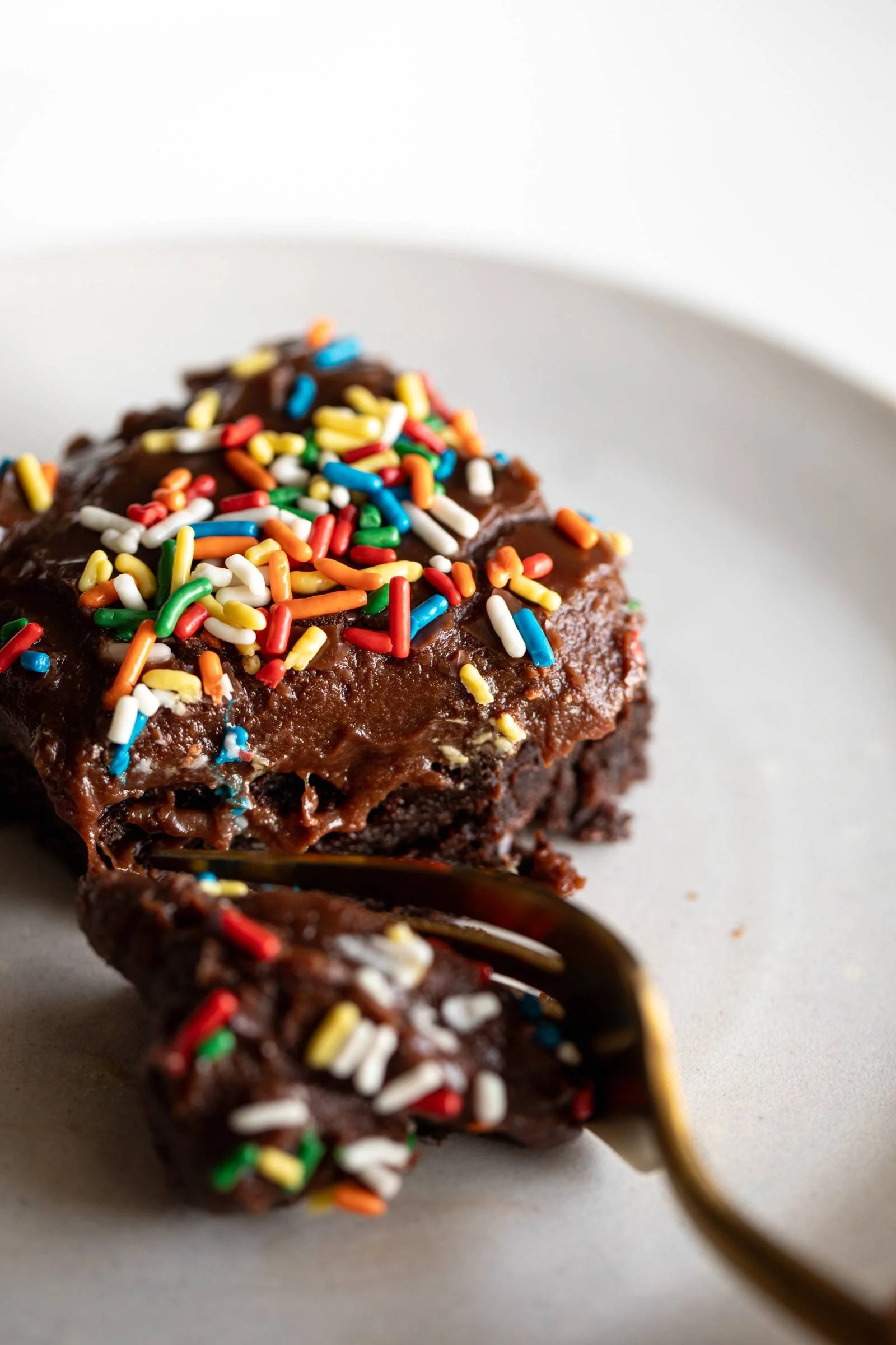 Delicious homemade Party Brownies served on a festive platter