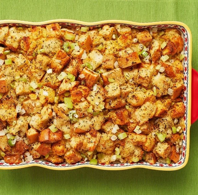 Delicious Thanksgiving dressing recipe with herbs and spices