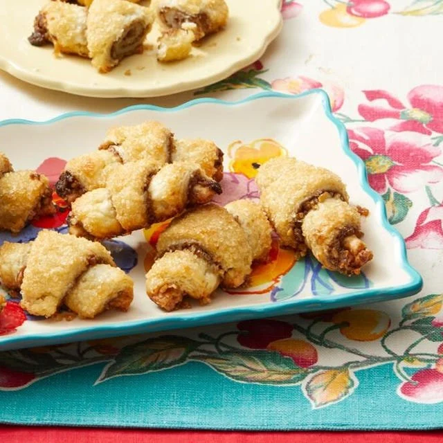 Delicious Walnut Cream Cheese Crescents fresh out of the oven