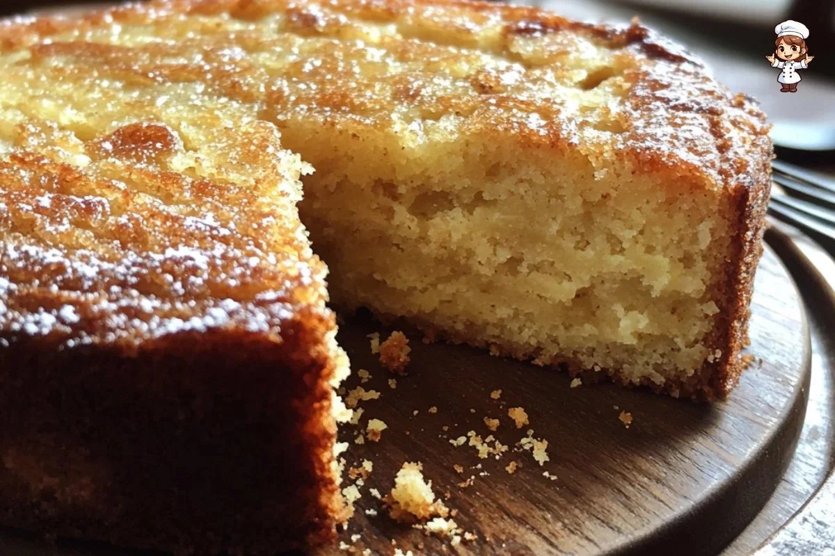 Delicious homemade Cardamom Cake with spices and frosting